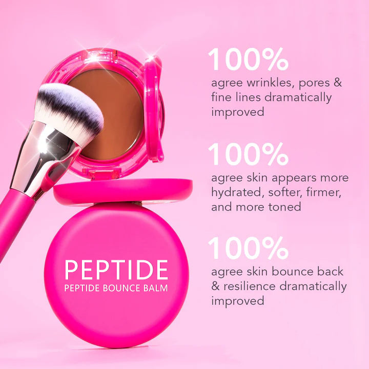 Final 3 Hours: Free brush Peptide Bounce Foundation